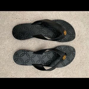 Tory Burch Blk Monroe Sandal Size 6